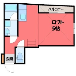 プラムハイツの物件間取画像